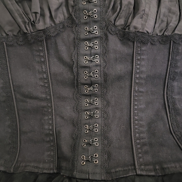 Vintage Tripp NYC Corset Tutu Dress Black Large - Picture 3 of 6